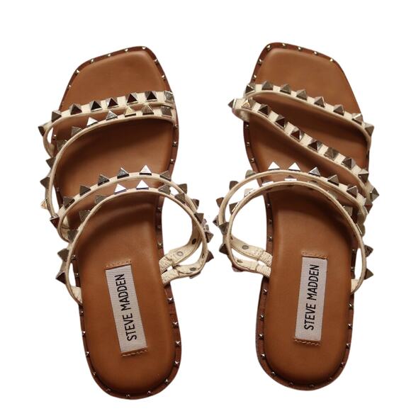 Steve Madden Women's Skyler Flat Sandal, Size 6, Like New - Picture 1 of 5